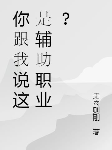 你跟我说这是辅助职业？